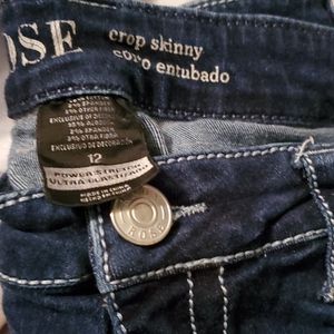 Knox Rose Size 12 Crop Skinny Jeans